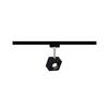 LED-Deckenleuchte Urail Spot Cube L: 7,7 cm, dimmbar - Chromfarben/Schwarz, Design, Kunststoff/Metall (7,7/16,5/4,7cm) - Paulmann
