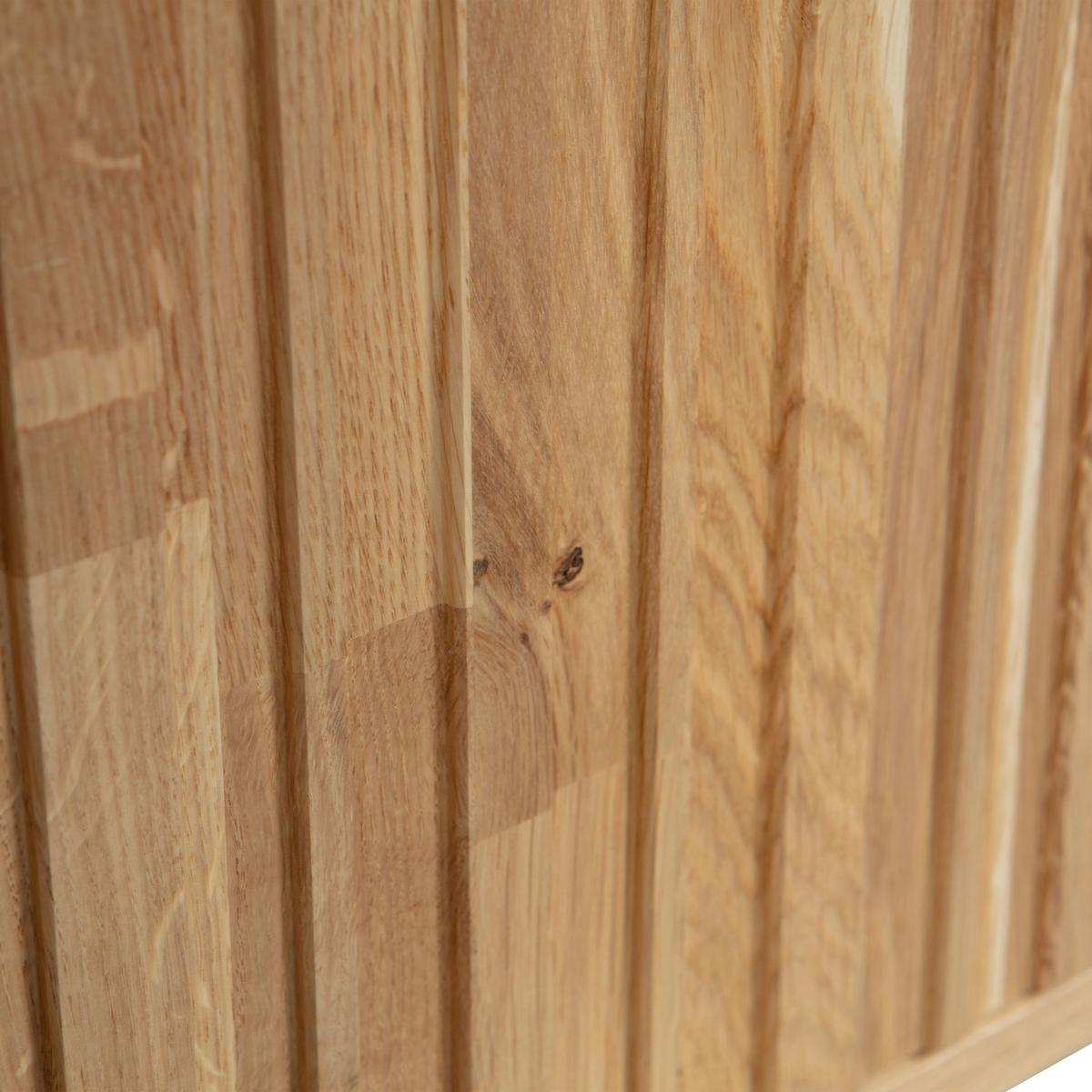 LOWBOARD Gravure Naturfarben B: 100cm - Schwarz/Naturfarben, Design, Holz (100/56/44cm) - Livetastic