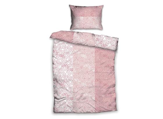 Povlečení Greta - bílá/růžová, Basics, textil (140/200cm) Povlečení Greta - bílá/růžová, Basics, textil (140/200cm)