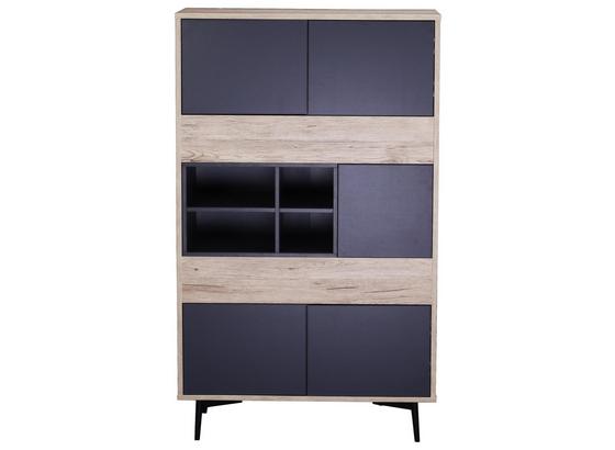 Kommode B: 78 cm Naturfarben - Anthrazit/Schwarz, Basics, Holzwerkstoff (78/130/39cm) Kommode B: 78 cm Naturfarben - Anthrazit/Schwarz, Basics, Holzwerkstoff (78/130/39cm)