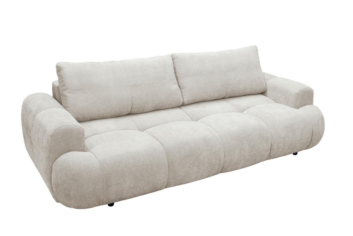 Schlafsofa Alessano Champagner, B: 254cm - Champagner/Beige, MODERN, Holzwerkstoff/Kunststoff (254/69-93/116cm) - MID.YOU