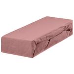 Spannleintuch Alaska - Mauve, KONVENTIONELL, Textil (140/200cm) - Ondega