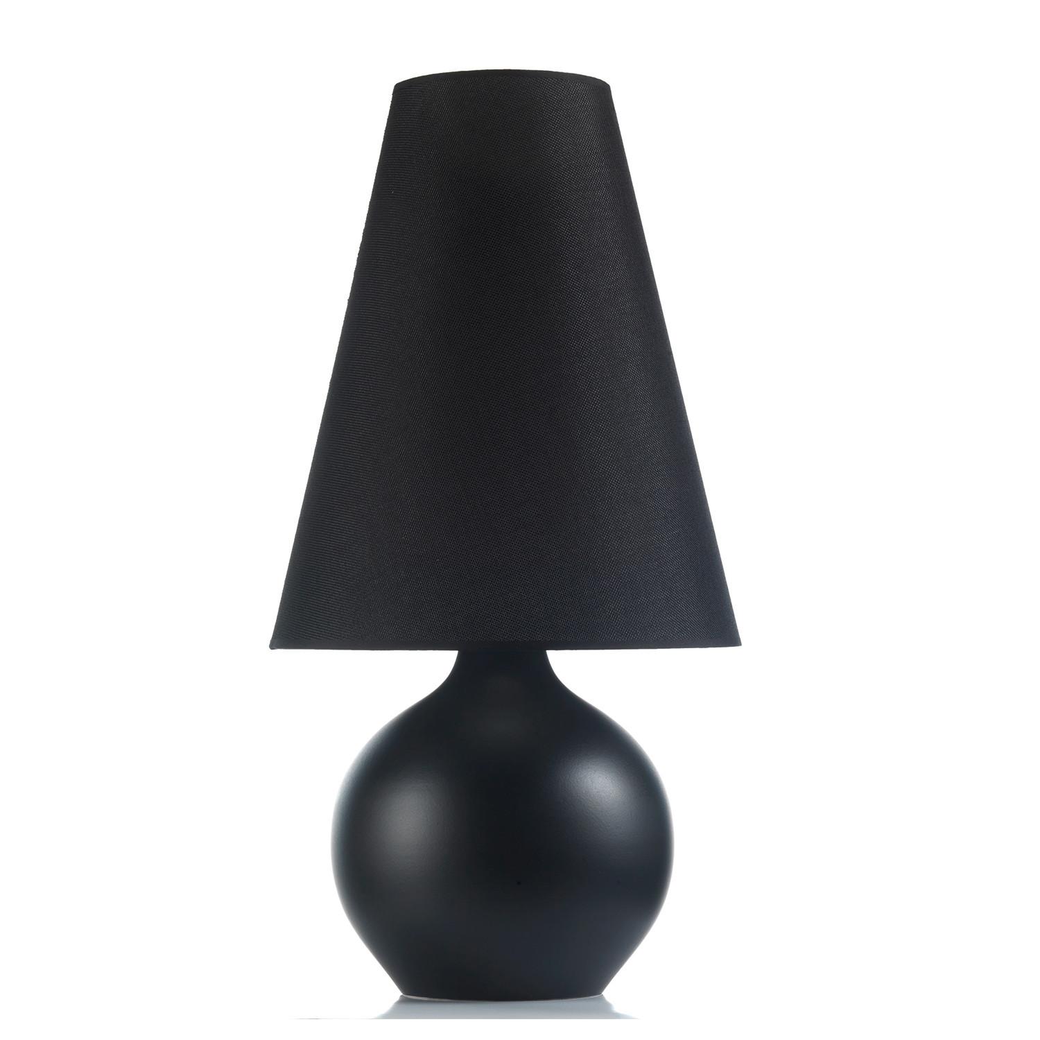 Tischleuchte 223/Gtelan - Schwarz, KONVENTIONELL, Keramik/Textil (35/70cm)