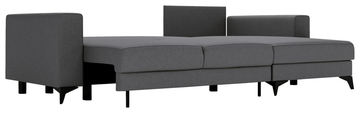 Harvey Grau S: 244x156 cm - Schwarz/Grau, Design, Textil (244/156cm) - Livetastic