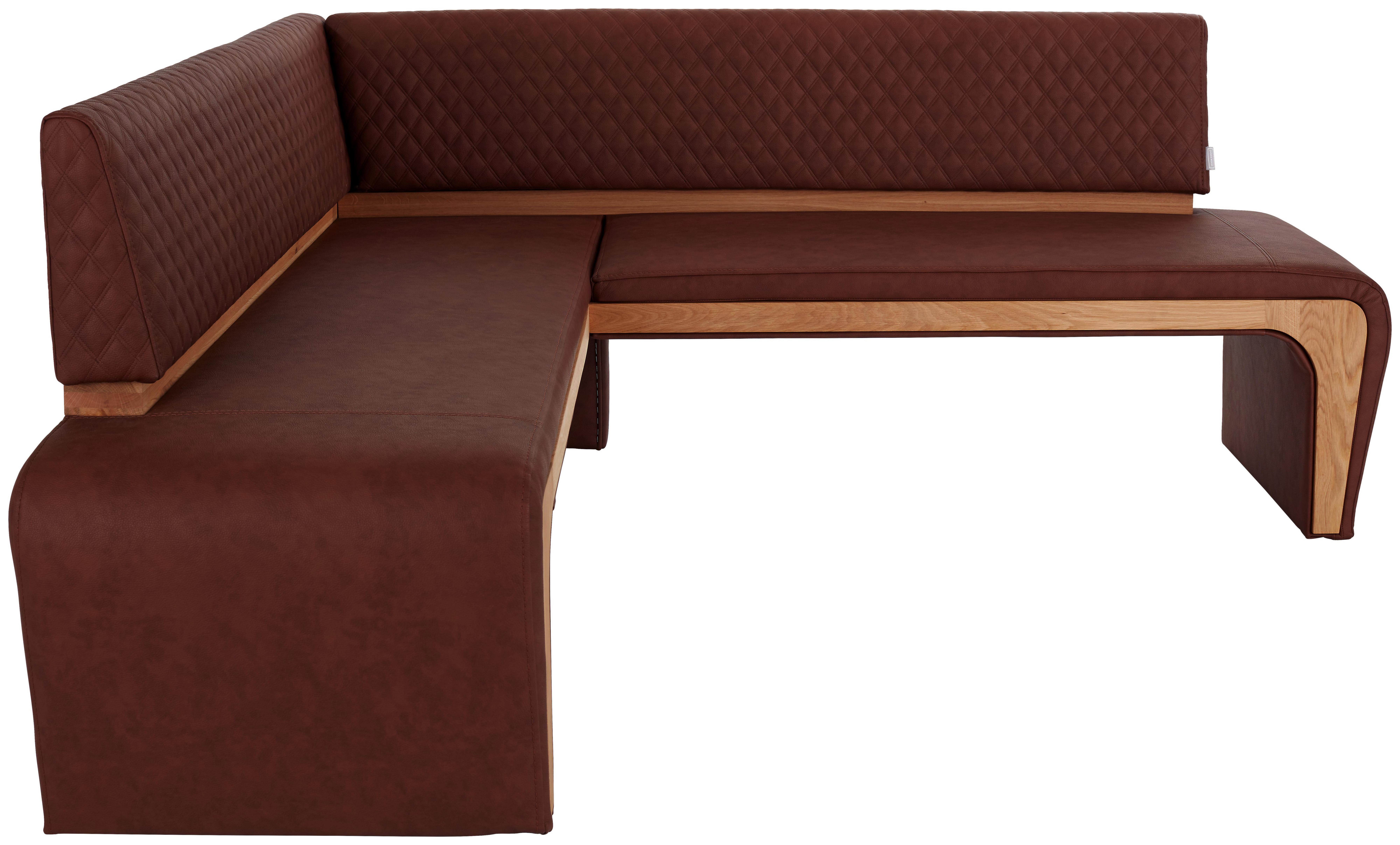 Eckbank Kornati - Eichefarben/Braun, KONVENTIONELL, Holz/Textil (176/196cm) - James Wood