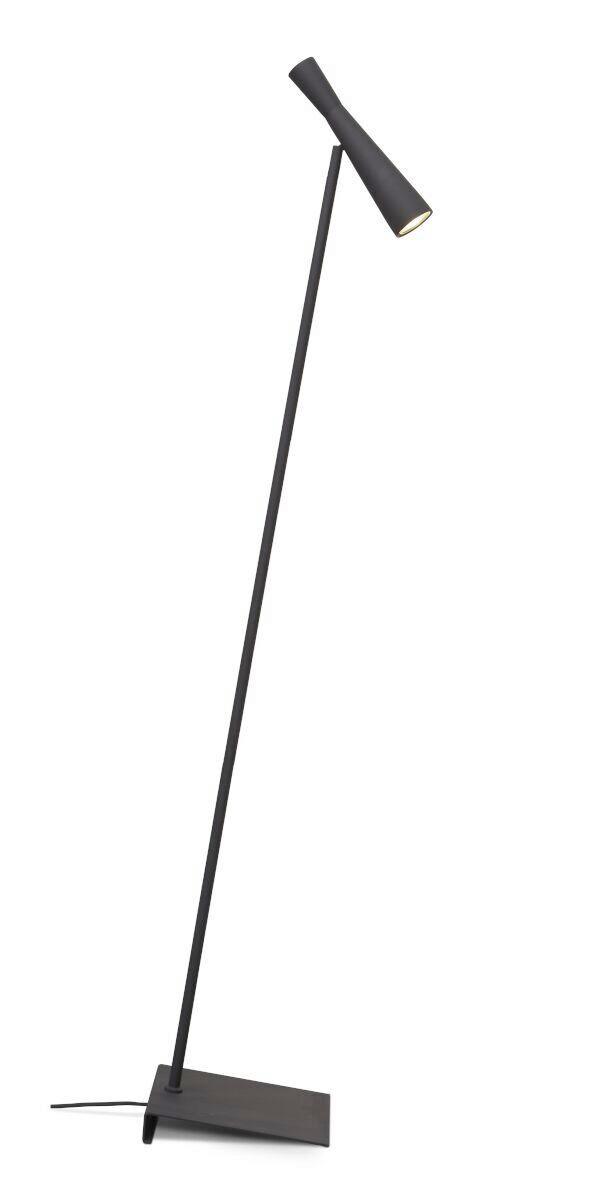 Stehleuchte Bordeaux - Schwarz, Trend, Metall (25/22/145,5cm) - It's about Romi