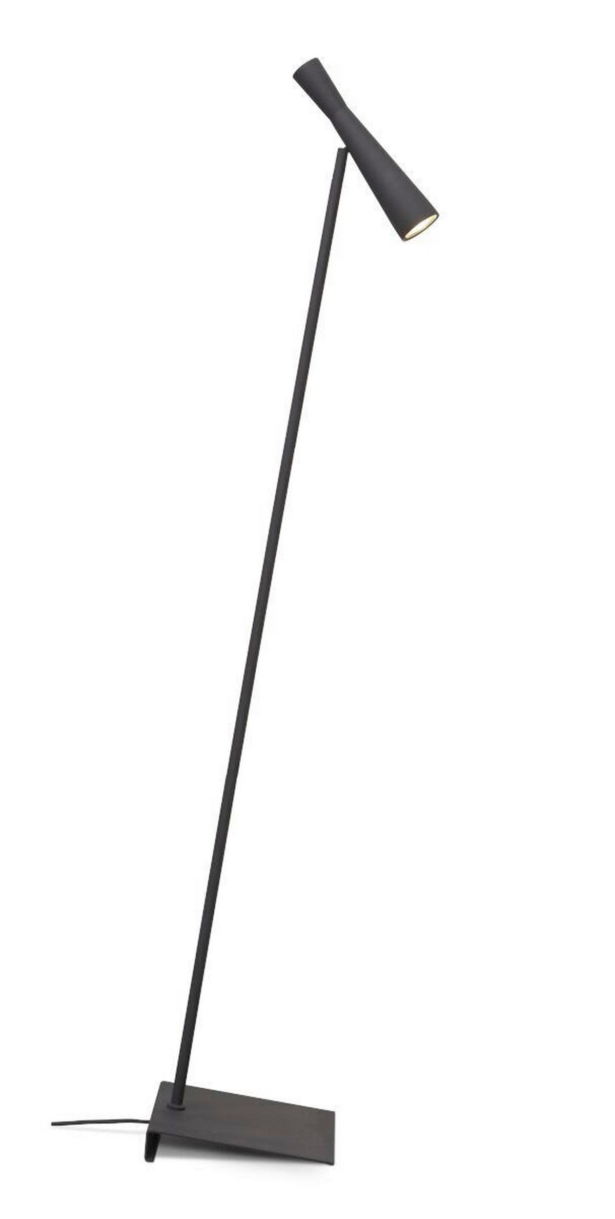 Stehleuchte Bordeaux - Schwarz, Trend, Metall (25/22/145,5cm) - It's about Romi