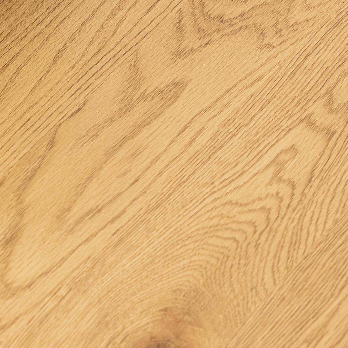 Sada kulatých konferenčních stolků SPIRO Ø 50/80 cm - divoký dub/černá, Konvenční, kov/kompozitní dřevo (80/80/44,5cm) - home24