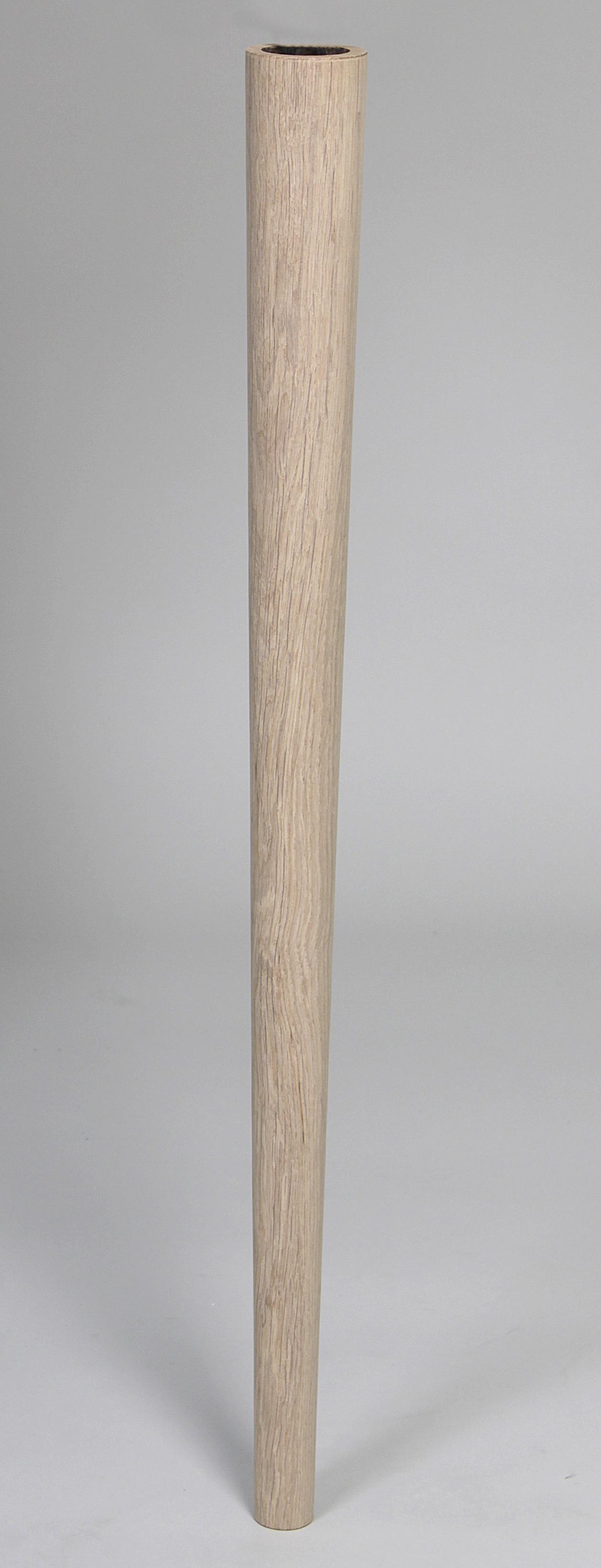 Möbelfuß H: 73 cm Eiche - Eichefarben, Basics, Holz (73cm)