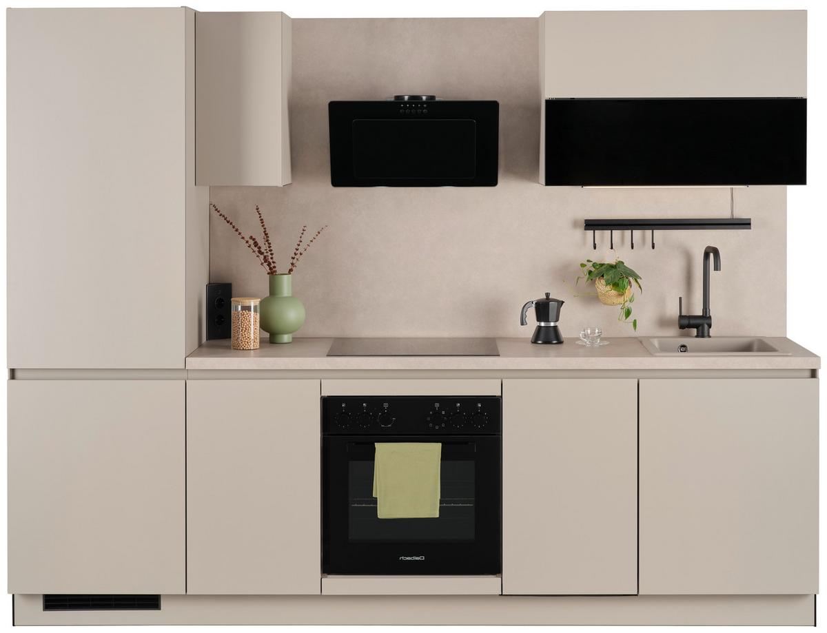 Küchenblock Win - Creme, MODERN, Holzwerkstoff (270cm) - Express-Kuechen