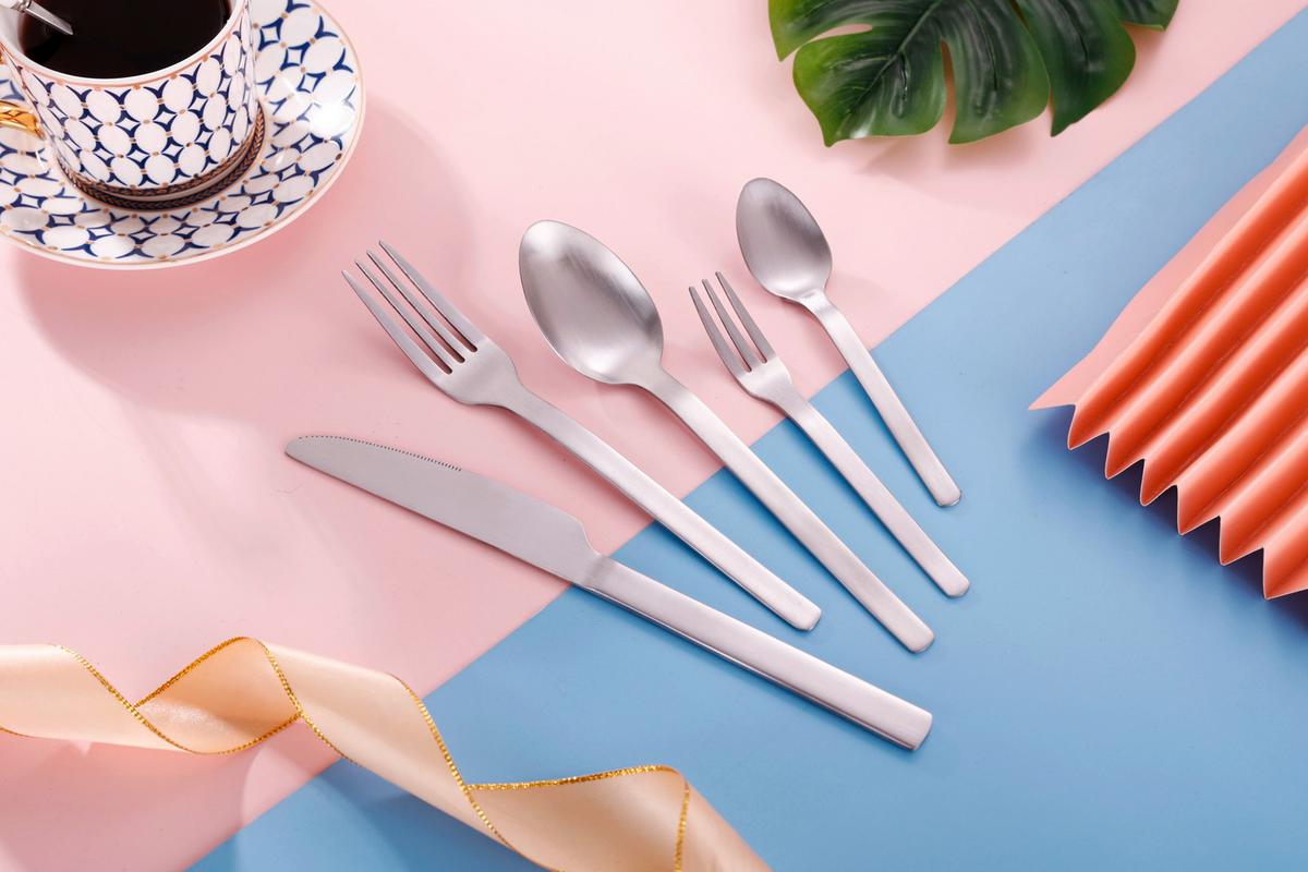 Besteckset Angelini 30-teilig - Silberfarben, Basics, Metall (1,44kg) - Echtwerk
