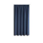 Vorhang mit Band Ben II 135x175 cm Blau - Blau, KONVENTIONELL, Textil (135/175cm) - Ondega