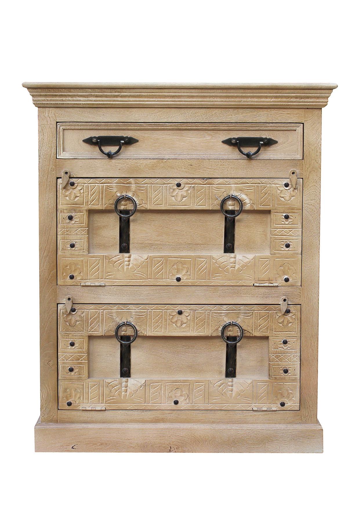 SCHUHSCHRANK Naturfarben B: 85cm - Naturfarben, Design, Holz (85/102/45cm) - MID.YOU