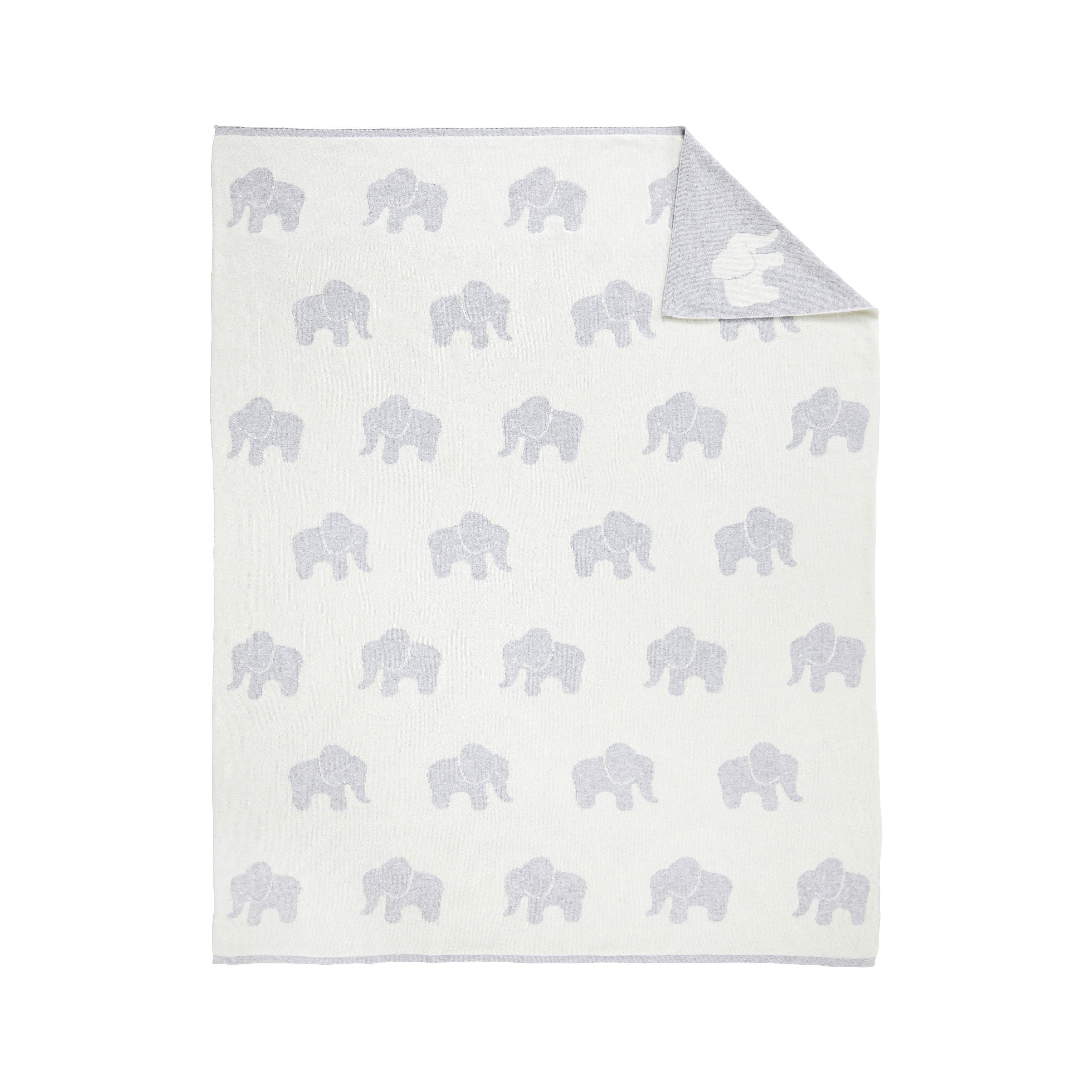 Prikrývka pre bábätko ELLY sivá/biela - sivá/biela, Modern, textil (80/100cm) - Bessagi Kids