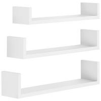 Wandboard Trinita Weiß B: 58 cm - Weiß, MODERN, Holzwerkstoff (58/11,8/12cm)