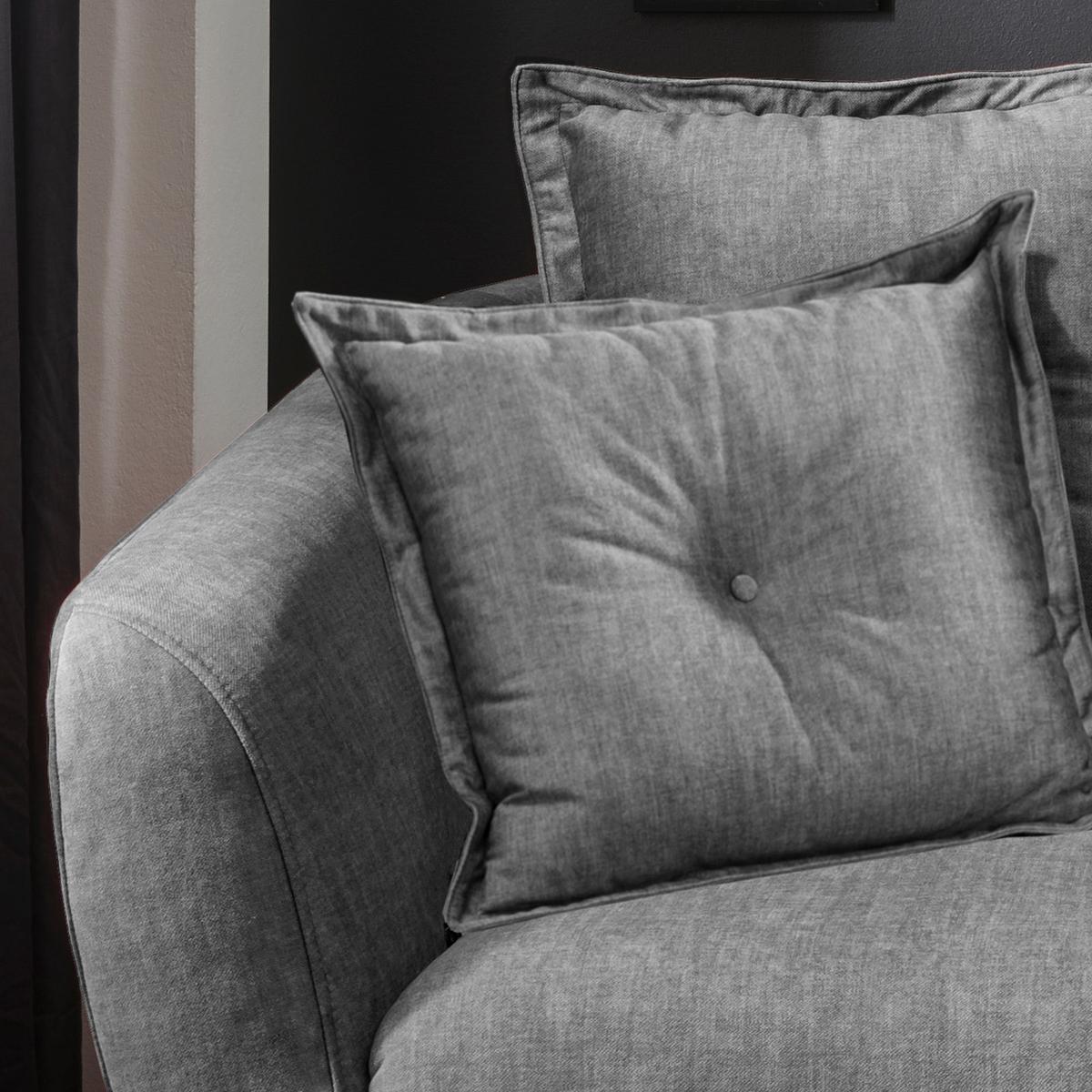 2,5-Sitzer Baggio Grau B: 196 cm - Buchefarben/Grau, MODERN, Textil (196/94/103cm) - Livetastic