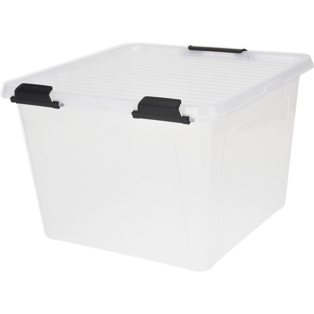 Aufbewahrungsbox mit Deckel Kunststoff 40x40x27 cm