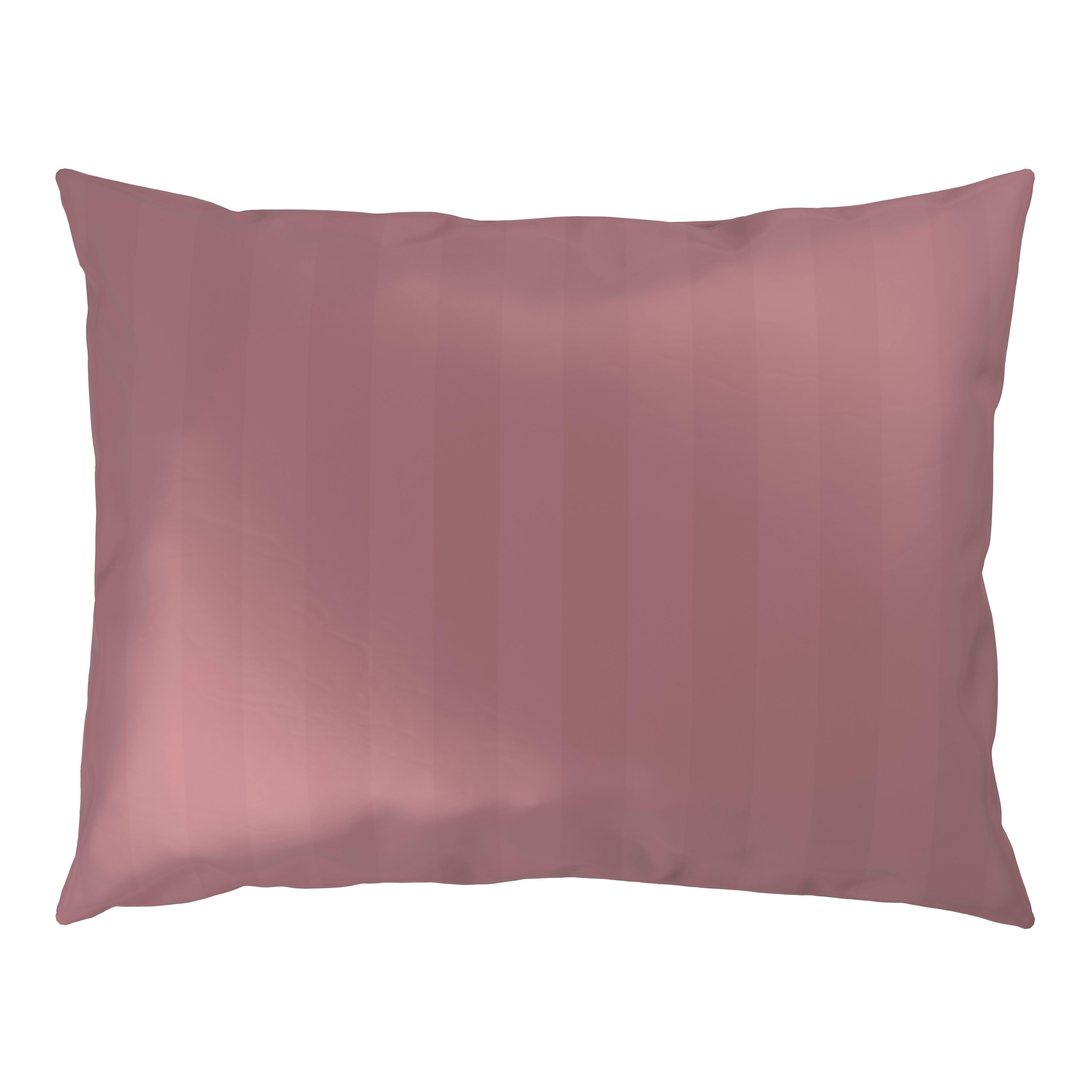 POŤAH NA VANKÚŠ XENIA STREIF - hnedofialová, Modern, textil (40/60cm) - Premium Living
