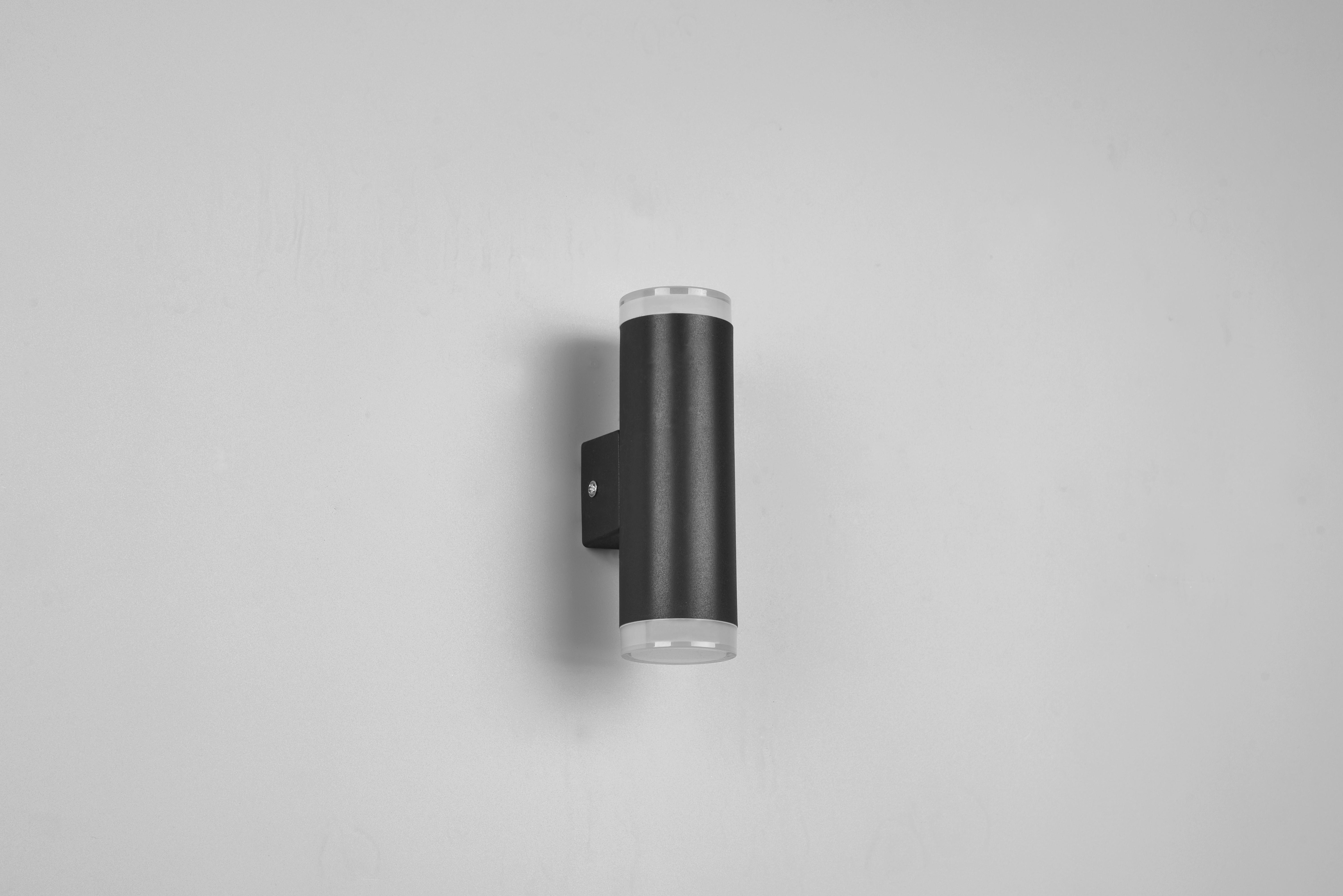 Wandleuchte in Schwarz