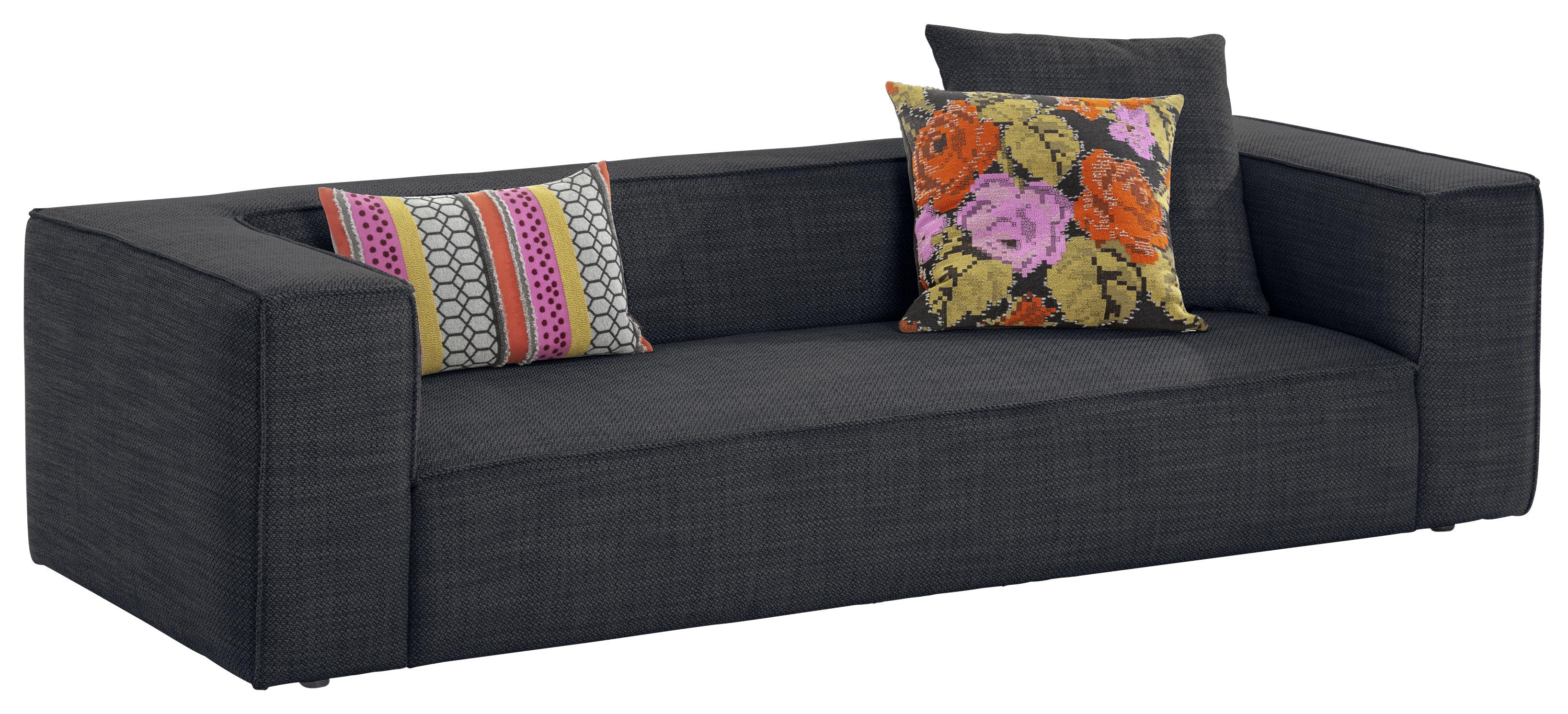 3-Sitzer-Sofa Around The Block Blau/Grau - Blau/Grau, MODERN, Textil (260/66/104cm) - W.Schillig