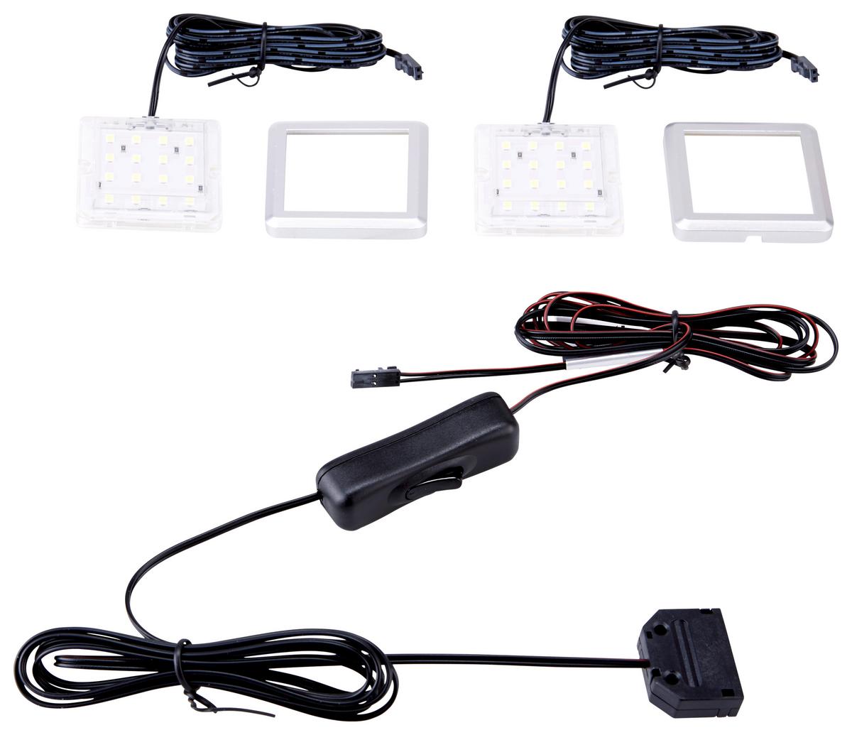 SADA PODVESNÝCH SVIETIDIEL LED-UNIVERSAL - antracitová, Modern, plast (5/5/0,5cm)