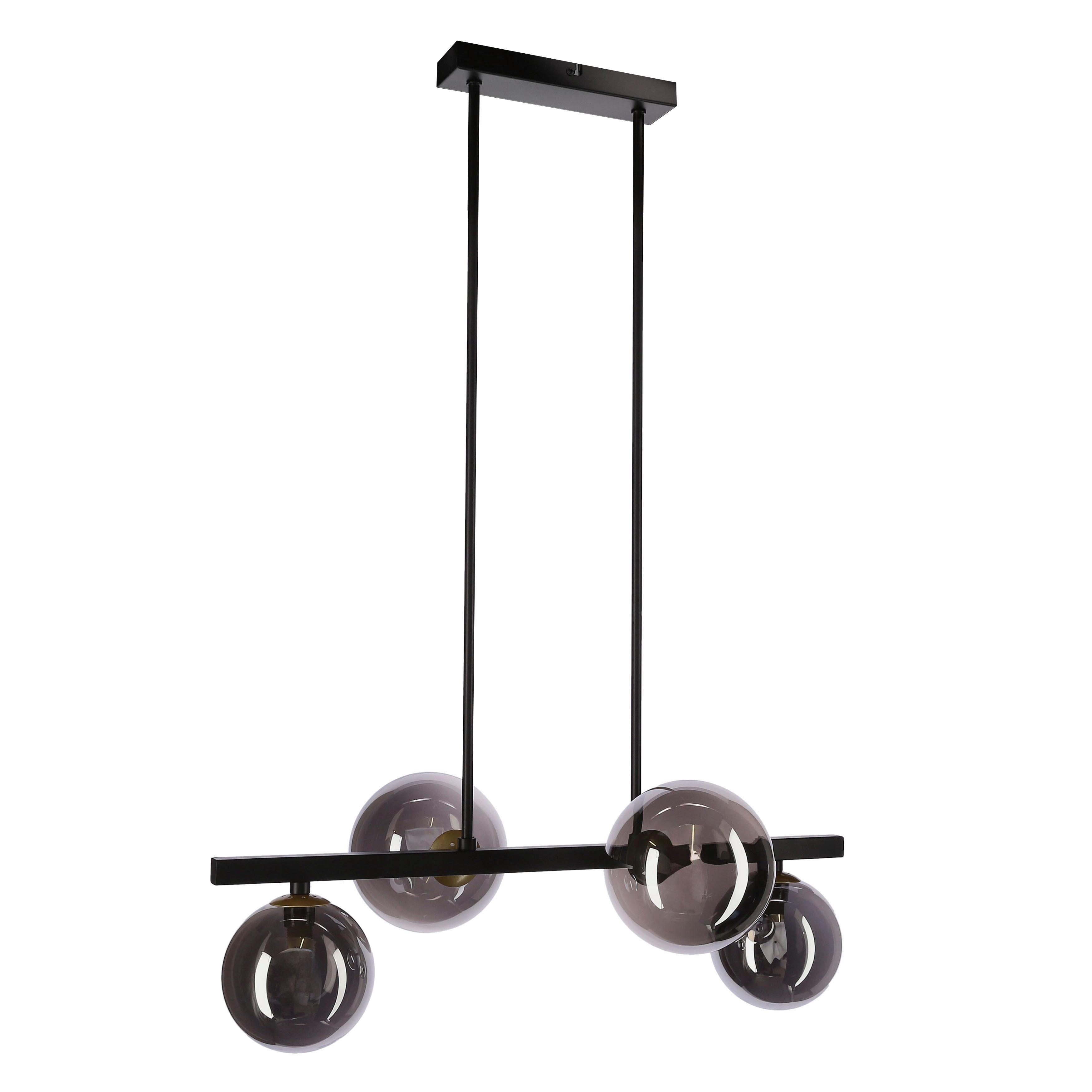 Pendelleuchte 34-44143 Kama - Goldfarben/Graphitfarben, Design, Metall (59/33/83cm)