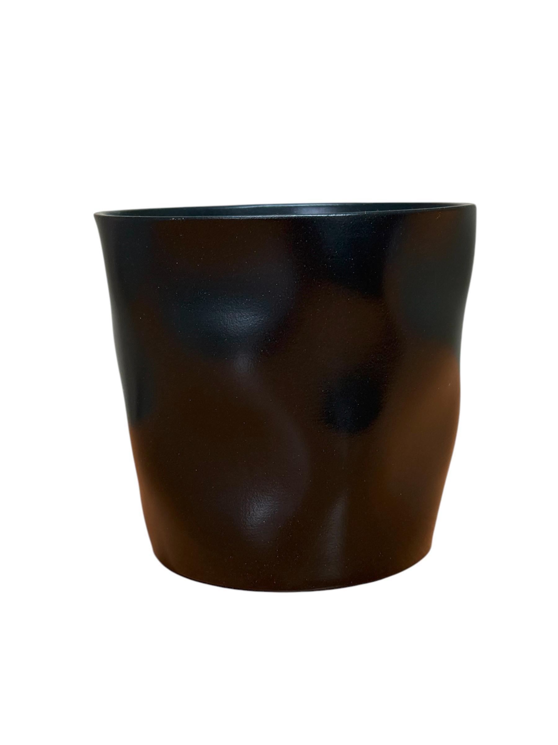 Obal na květináč CASHMERE -PAZ- - černá, keramika (21/21cm) - Mömax