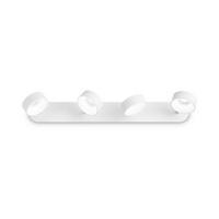 LED-DECKENLEUCHTE Oby Weiß L: 55 cm - Weiß, Basics, Kunststoff/Metall (55/13,5/8cm) - Ideal Lux