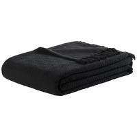 PŘEHOZ NA POSTEL Frieda, 130/180cm, černá - černá, Lifestyle, textil (130/180cm) - Modern Living