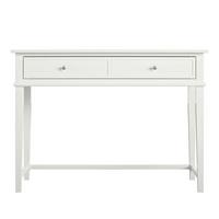 Schreibtisch Franklin Weiß L: 89cm - Weiß, Design, Holzwerkstoff (89/75/45cm) - MID.YOU