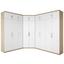 Kleiderschrank Wien B:136cm Alpinweiß/san Remo Eiche Dekor - Eichefarben/Weiß, KONVENTIONELL, Holzwerkstoff (136/212/56cm) Kleiderschrank Wien B:136cm Alpinweiß/san Remo Eiche Dekor - Eichefarben/Weiß, KONVENTIONELL, Holzwerkstoff (136/212/56cm)