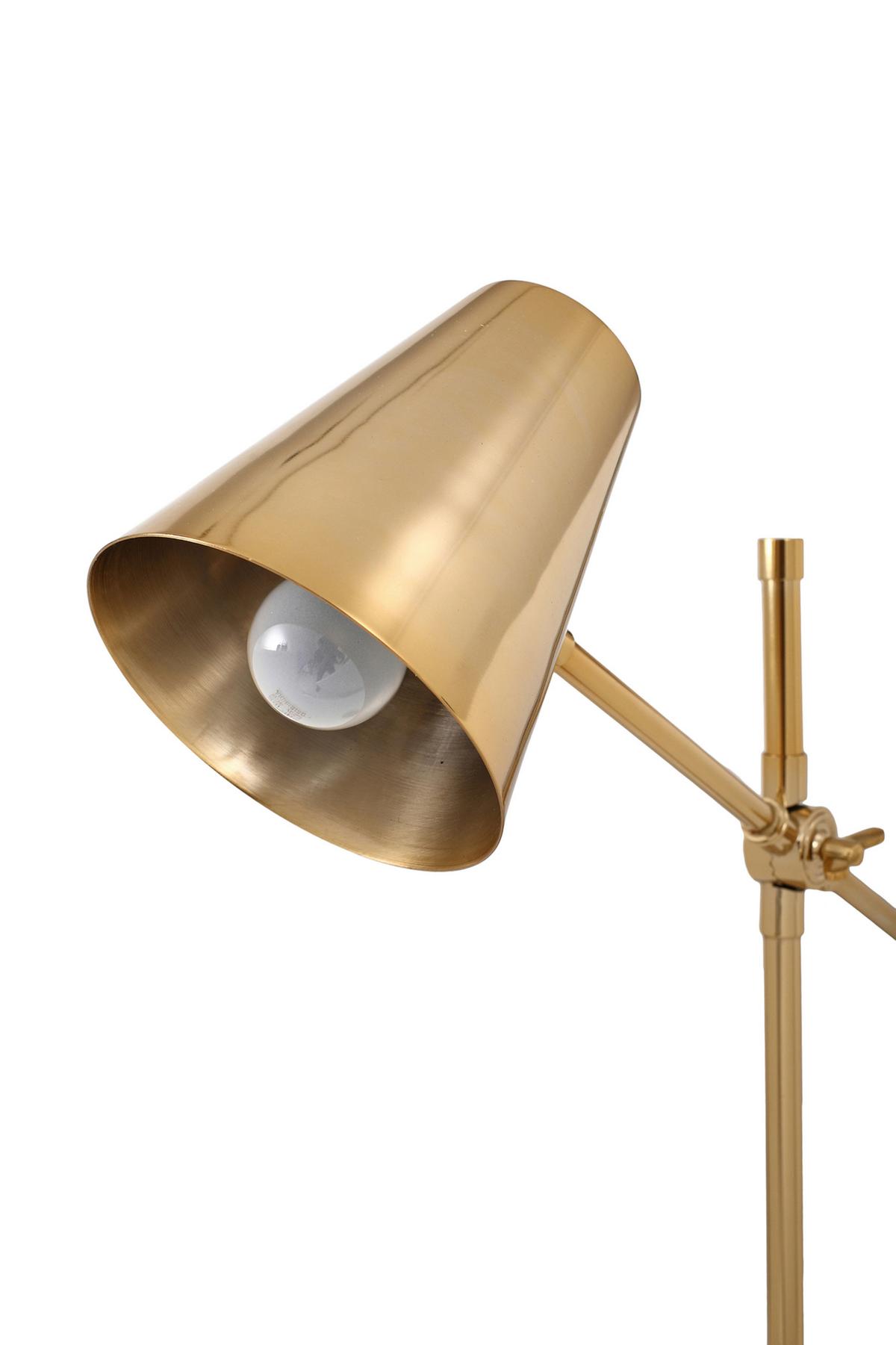 Tischleuchte Allen 500 Goldfarben B: 18 Cm - Basics (68/18/74cm) - Kayoom