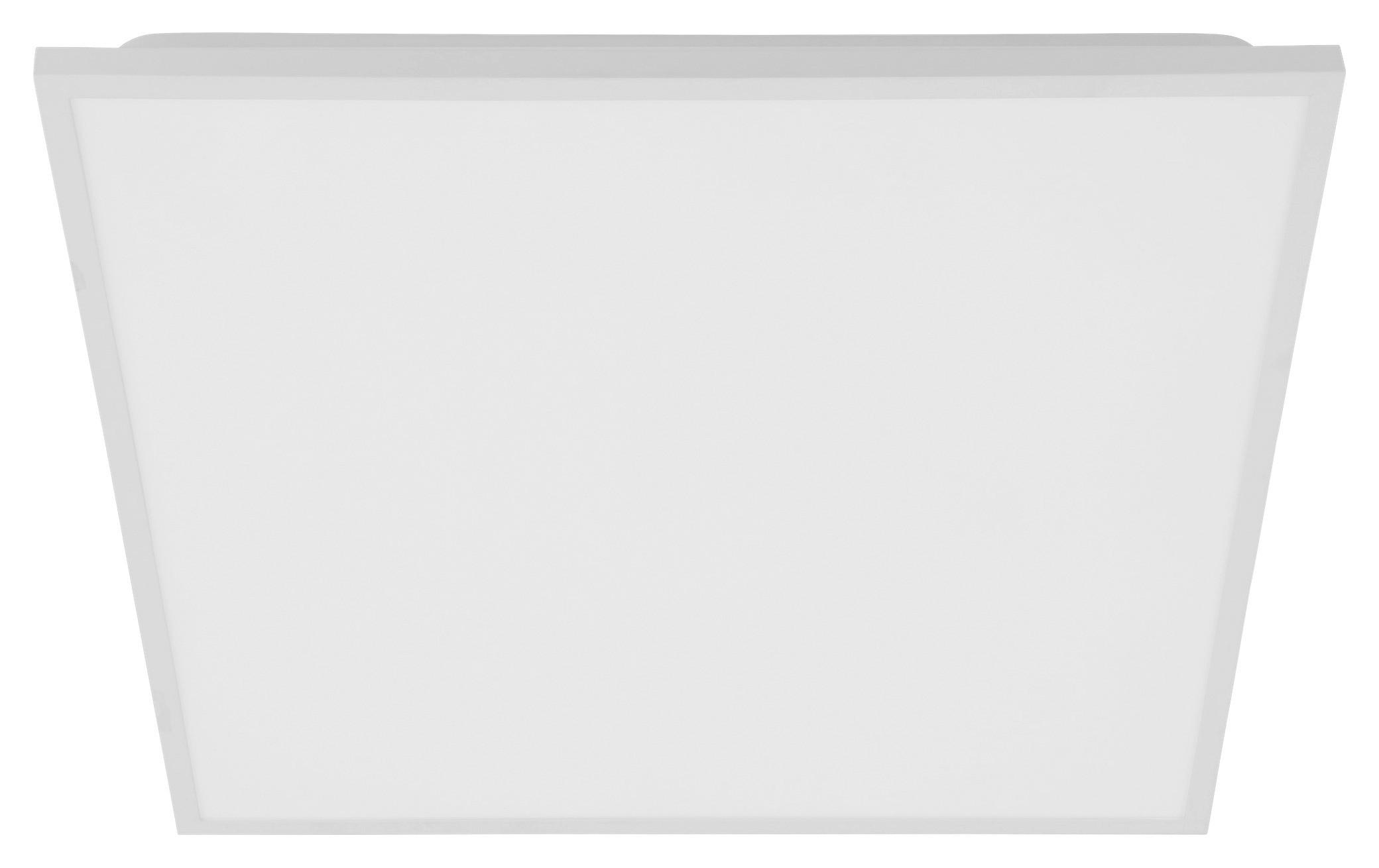 Deckenleuchte 33929 Plagliarone Weiss - Weiß, Basics, Kunststoff/Metall (45/45/4cm) - Eglo
