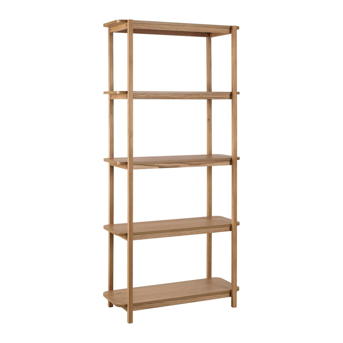 REGÁL KAVOK -EXKLUSIV- - farba jaseňa/prírodná farba, Natur, drevo/kompozitné drevo (80/170/35cm) - Premium Living