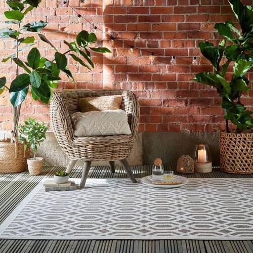 Outdoorteppich 503119374198 - Beige, Basics, Textil (200/290cm)