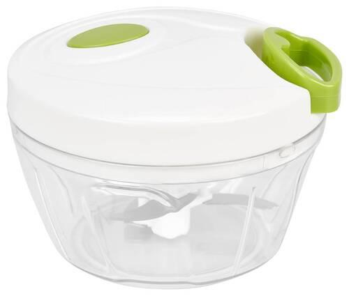 Universalzerkleiner Georgina D/h: Ca. 12,5/9,3 Cm - Transparent/Weiß, KONVENTIONELL, Kunststoff/Metall (12,5/9,3cm) - James Wood