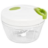 Universalzerkleiner Georgina D/h: Ca. 12,5/9,3 Cm - Transparent/Weiß, KONVENTIONELL, Kunststoff/Metall (12,5/9,3cm) - James Wood