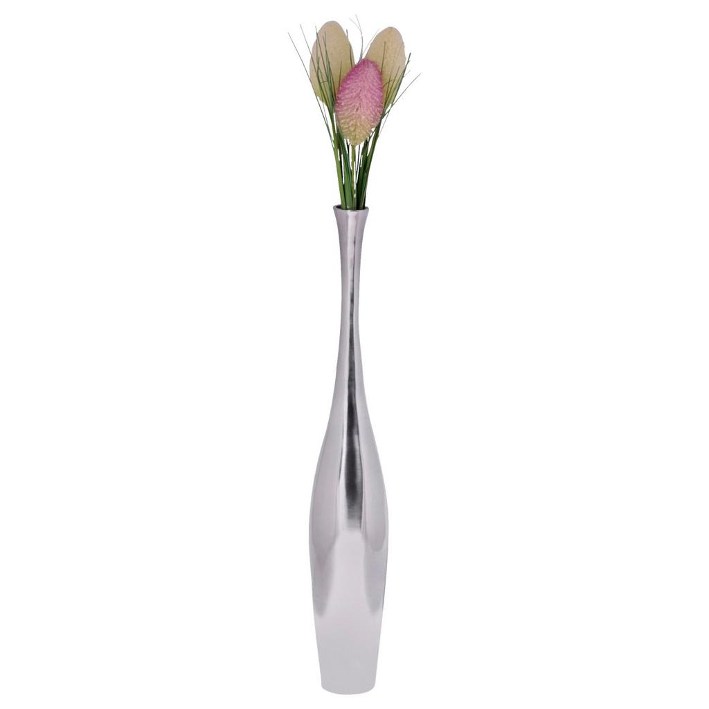 DEKOVASE Wohnling Silberfarben B: 12 cm