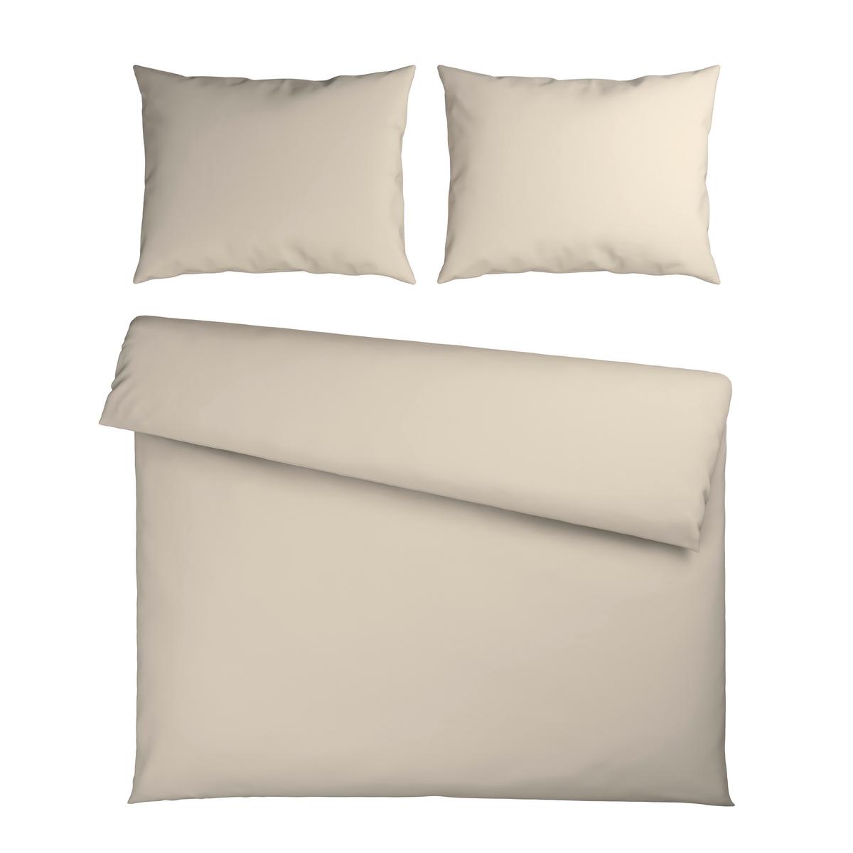 POSTEĽNÁ BIELIZEŇ JULIE XXL - béžovohnedá, textil (200/220cm) - Mömax