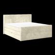 Boxspringbett mit Topper und Bettkasten 180x200 cm Medino - Champagner, KONVENTIONELL, Holz/Holzwerkstoff (180/200cm) - Luca Bessoni