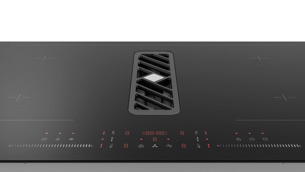 Kochfeld-Dunstabzug-Kombi Respekta Calima Schwarz B:83cm - Schwarz, Basics, Glas (83/20/51,5cm) - Respekta