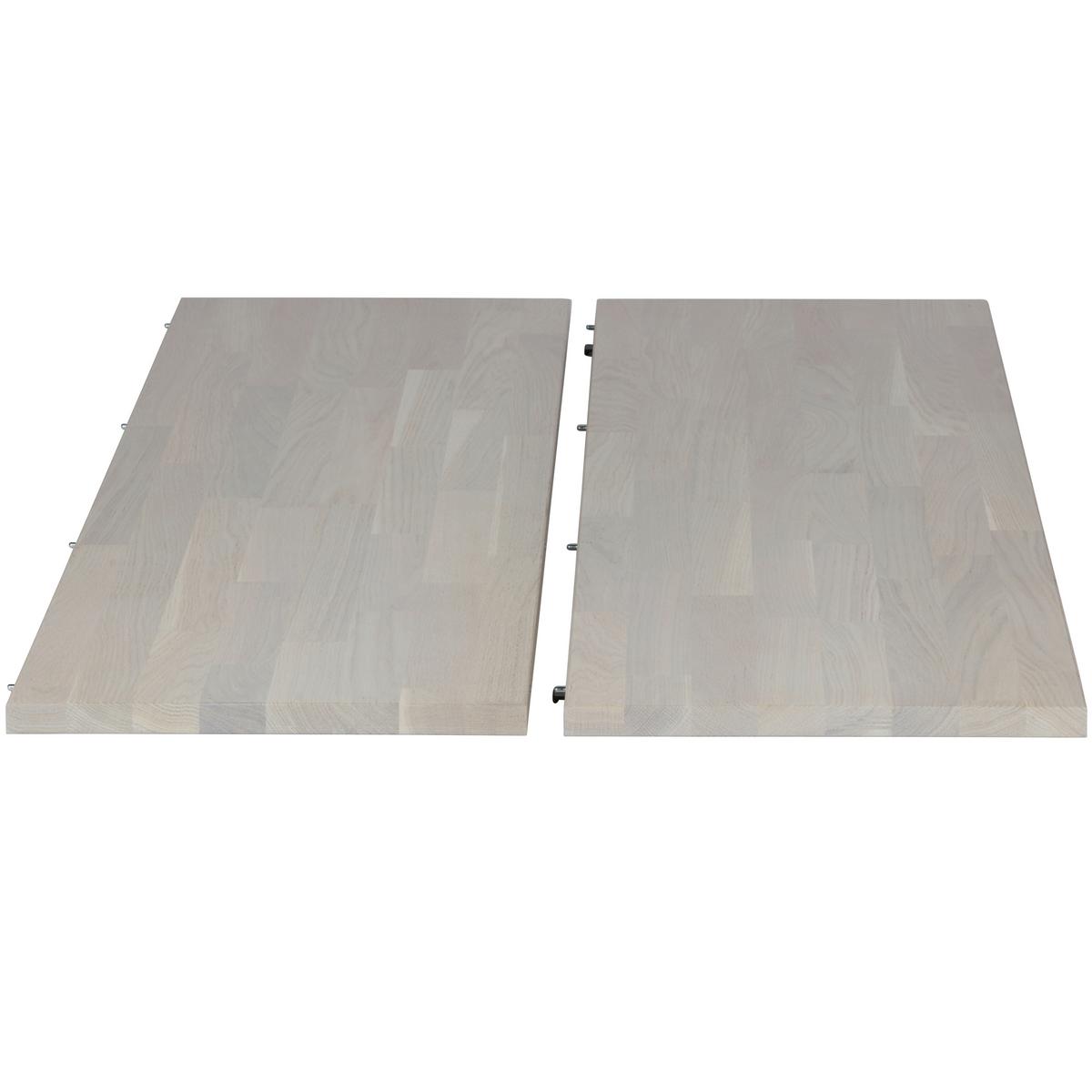 Esstisch Lange Jan Eichefarben L: 120-200 cm - Eichefarben, Design, Holz (120-200/120/75cm) - Livetastic