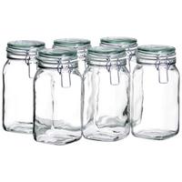 Einmachgläser 6er-Set Gothika je.1,45 Liter, auslaufsicher - Transparent, Basics, Glas (1450ml) - Mäser