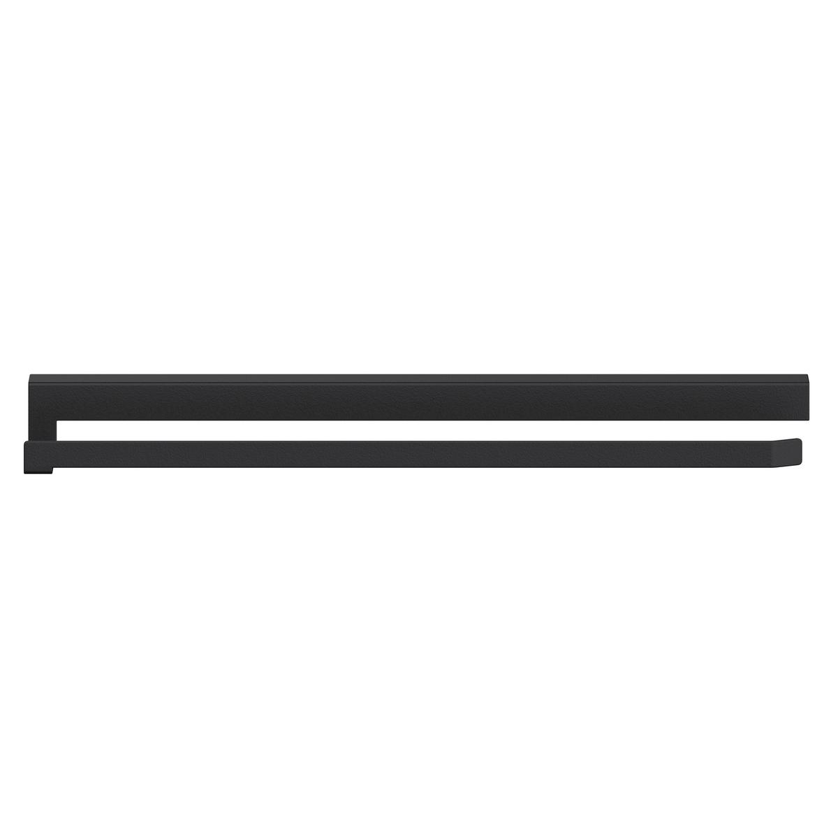 Držiak na kuchynské potreby Systemstyle, šírka 29 cm - čierna, Modern, kov (29/2,5/8cm) - System Style