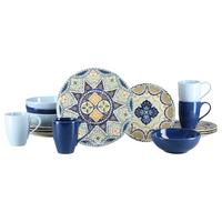Kombiservice Steinzeug Patio bunt, 16 -Teilig. - Multicolor, Basics, Keramik - Creatable