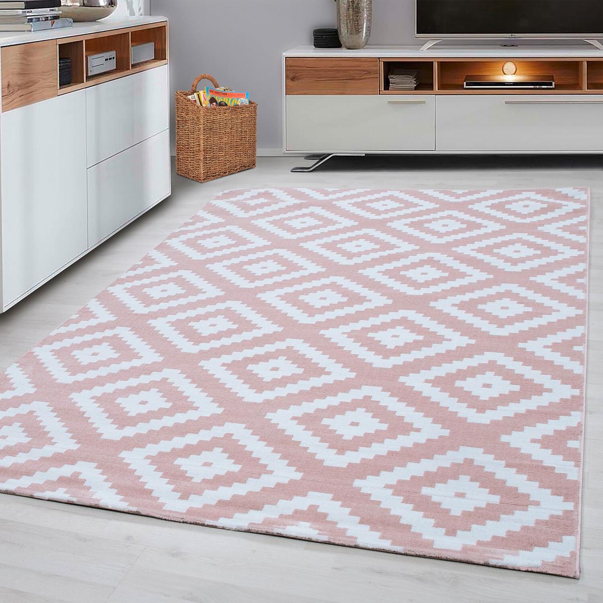 Webteppich Plus - Pink, Basics, Textil (240/340cm) - Novel