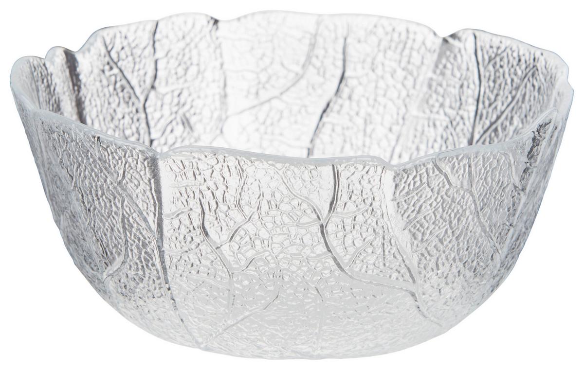 Schüssel Leaf - Klar, Basics, Glas (12/5,4cm)