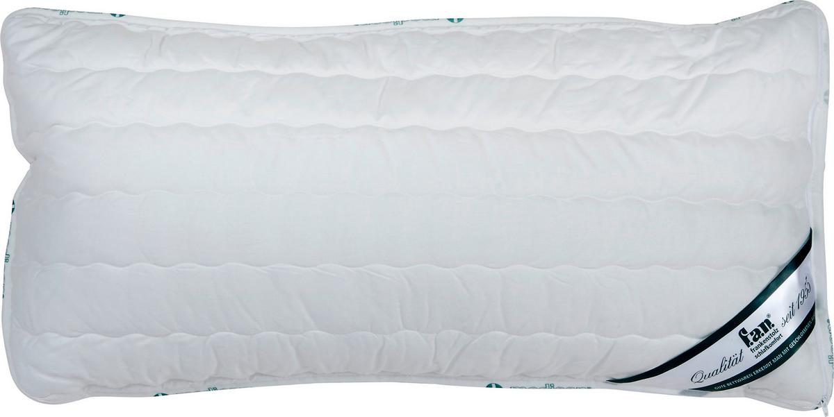 Kopfkissen Medisan 40x80 cm Polyester - Weiß, MODERN, Textil (40/80cm) - FAN