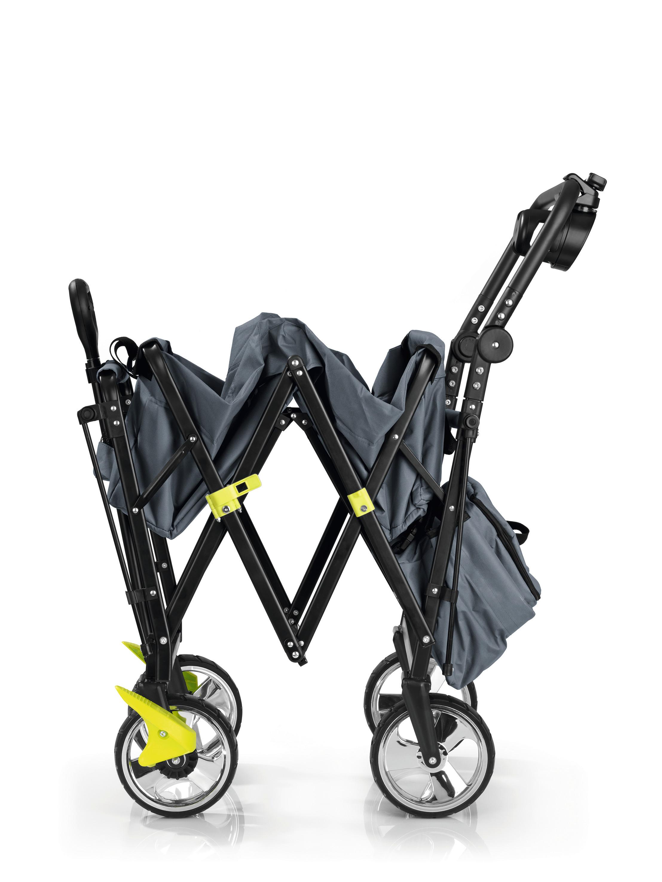 Bollerwagen mit Dach aus Textil