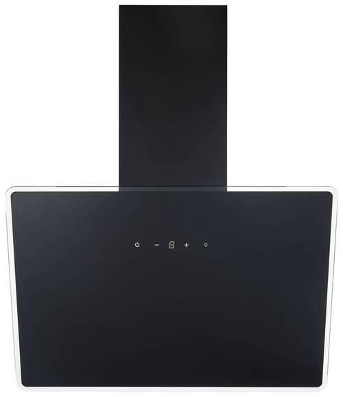Dunstabzugshaube Respekta BxH 59,5x74,8-109 cm - Schwarz, Trend, Glas/Metall (59,5/74,8–109,5/38,5cm) - Respekta
